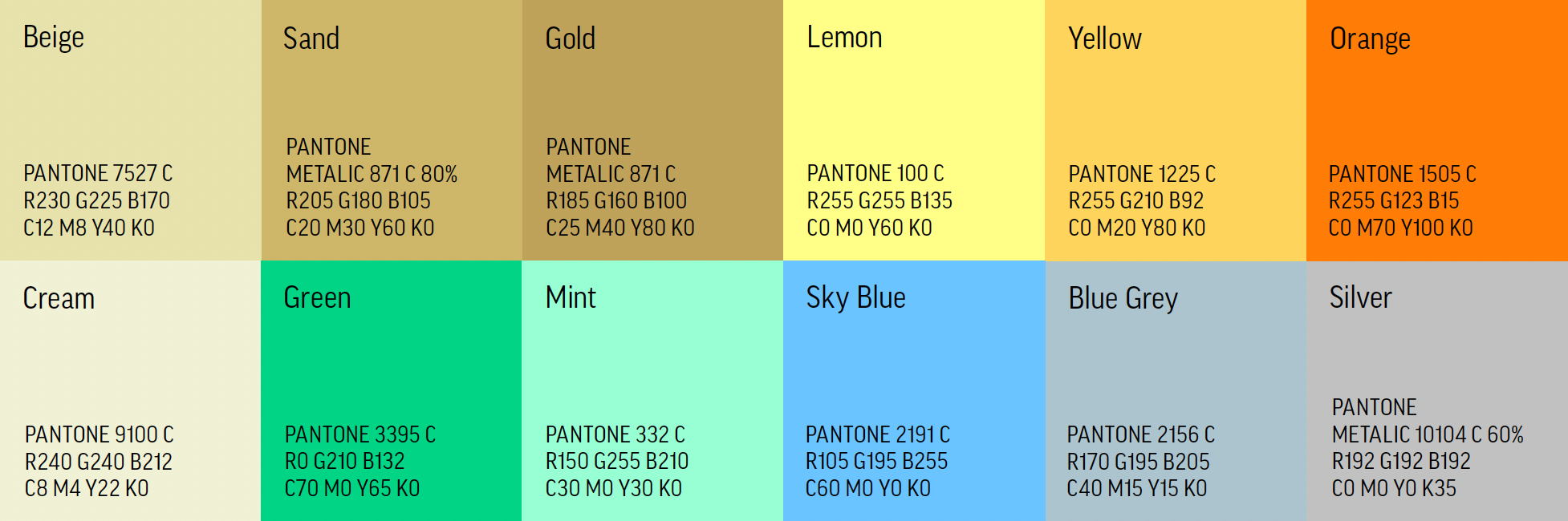 63 Building color palette